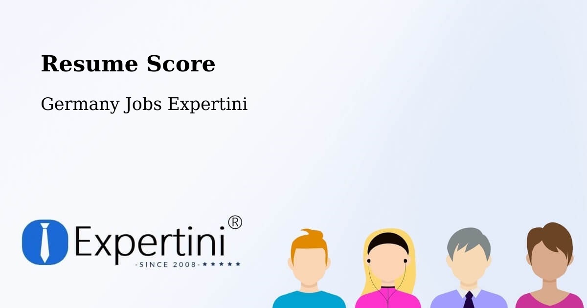 Resume Score & Job Description Match Tool – Esslingen - Germany Jobs Expertini